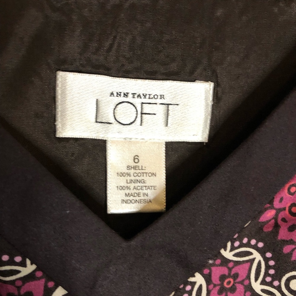 Ann Taylor Loft Print Dress - Picture 3 of 16